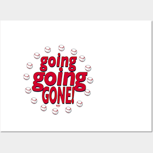 Going Going Gone Home Run Baseball Posters and Art